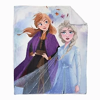 Jeté sherpa la reine des neiges disney, 50 x 60 pouces