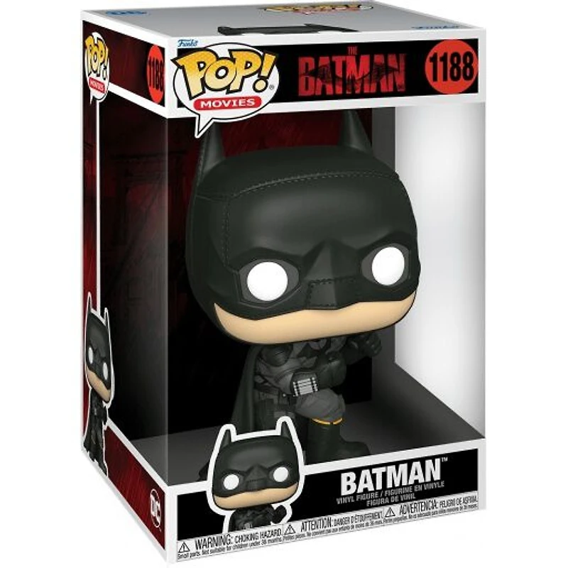 Figurine en Vinyle Batman par Funko POP! Jumbo: The Batman
