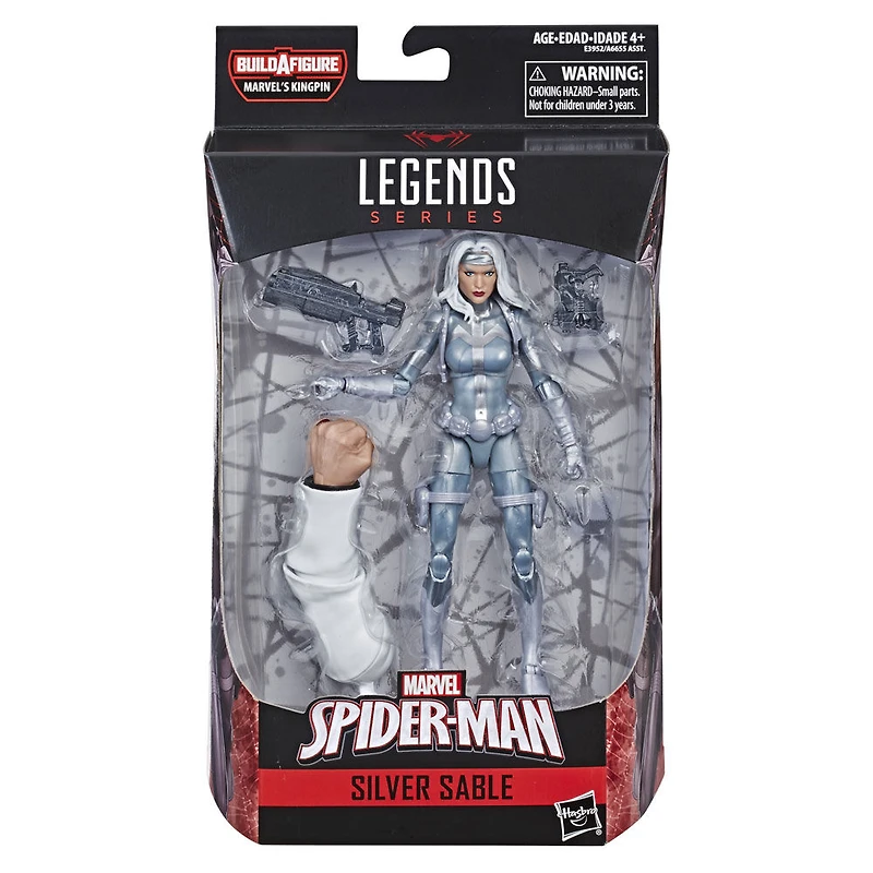 Spider-Man Legends Series 6-inch Marvel's Silver Sable