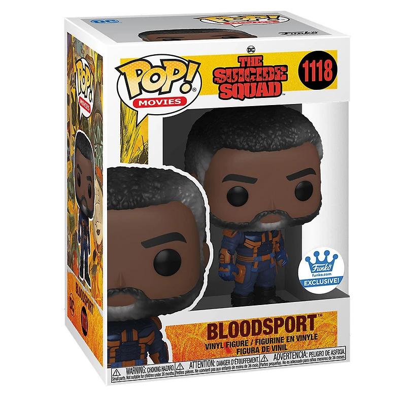 Funko POP! Movies: The Suicide Squade - Bloodsport Unmasked - R Exclusive