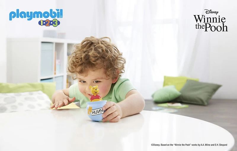 Playmobil - 1.2.3 and Disney: Winnie l'ourson et culbuto pot de miel