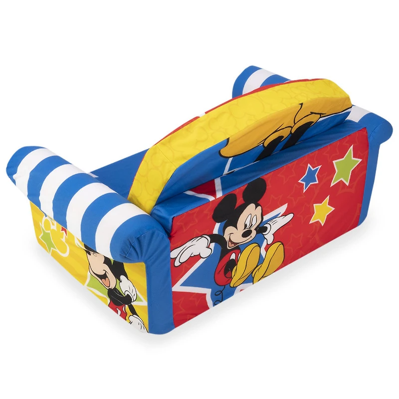 Mobilier Marshmallow - Canapé dépliable en mousse 2-en-1 pour enfants, Disney Mickey Mouse, par Spin Master