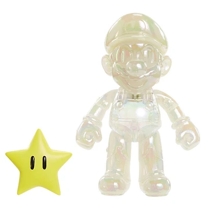  Nintendo - Figurines de 4 pouces Monde de Nintendo Vague 8 - Super étoile Mario