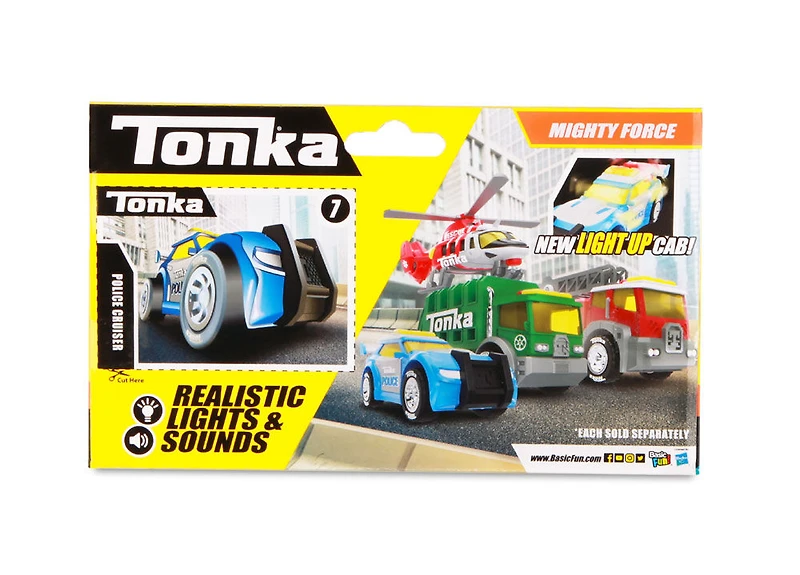 Tonka - Mighty Force Light and Sound - Police Cruiser