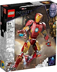 LEGO Marvel Iron Man : La figurine Iron Man 76206 Ensemble de construction (381 pièces)