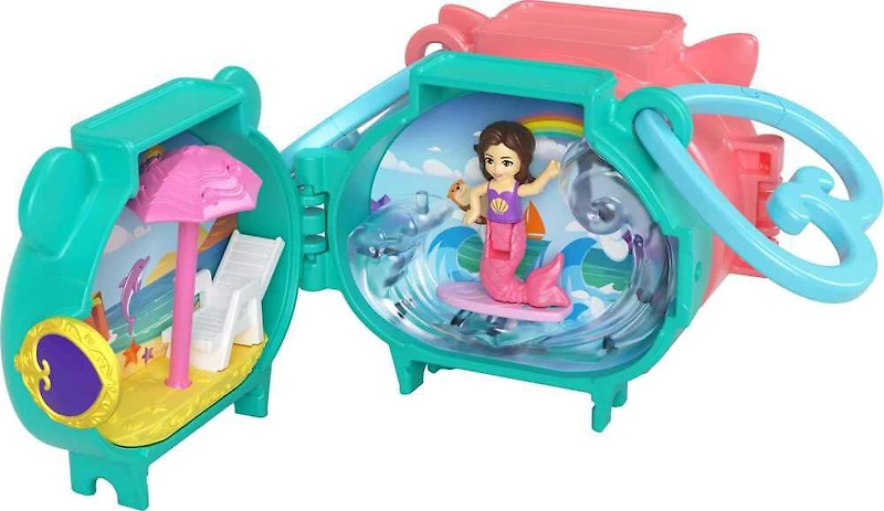 Polly Pocket-Coffret Animal Empilable, Forme et Thème Animaliers