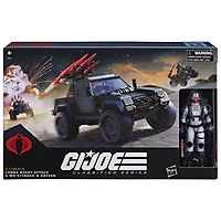 G.I. Joe Classified Series 120, Cobra Night Attack 4-WD Stinger & Driver, figurine et véhicule