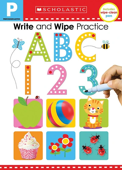 Scholastic Early Learners: Write And Wipe Abc 123 - English Edition