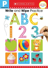 Scholastic Early Learners: Write And Wipe Abc 123 - English Edition