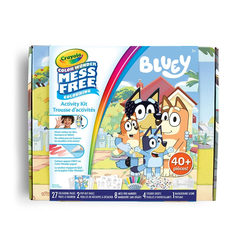 Crayola Color Wonder Mess-Free Bluey Activity Kit