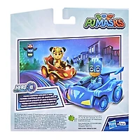 Pyjamasques, jouet Course poursuite Yoyo contre An Yu, véhicule avec figurine