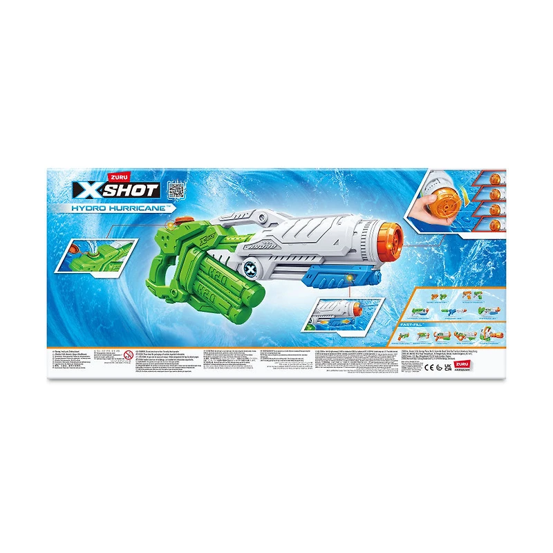 Pistolet à eau XSHOT Water Warfare Hydro Hurricane de ZURU