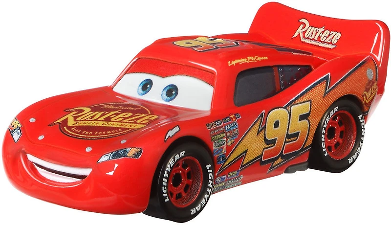 Disney Pixar - les Bagnoles - Flash Mcqueen avec Panneau