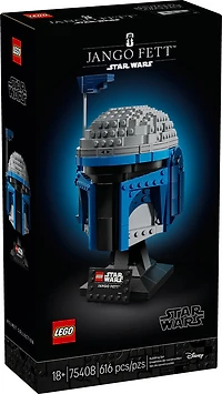 LEGO Star Wars Le casque de Jango Fett , Ensemble de modèle à construire pour adultes 75408