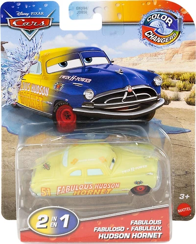 Disney et Pixar Cars Color Changers Collection Voiture Hudson Hornet Vert