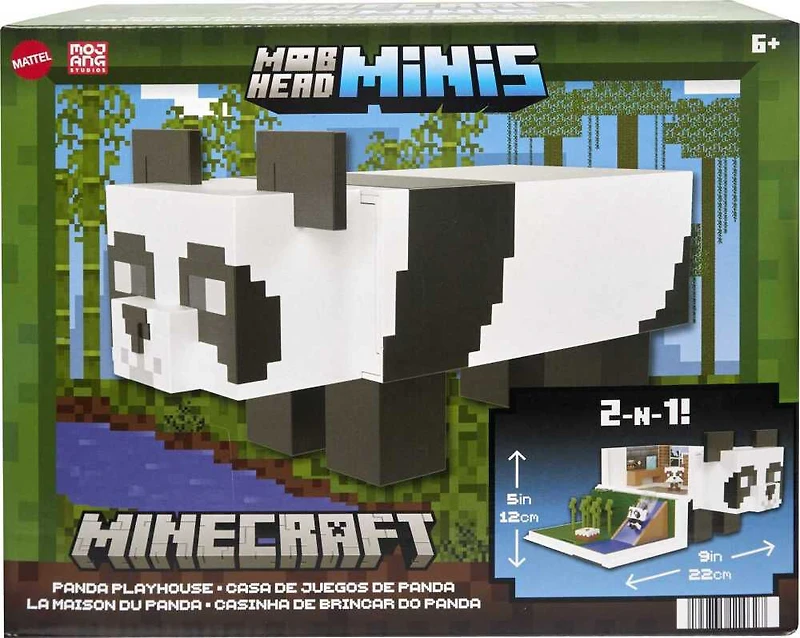Minecraft Mini Têtes Modulables Coffret La Maison du Panda