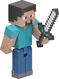 Minecraft-Figurine Steve-Figurine articulée 8 cm, jouets pour enfants