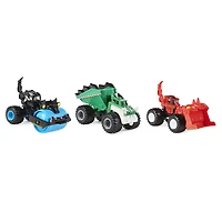 Monster Jam, Monster truck Rolland Dirt Squad Steamroller officiel avec pièces mobiles