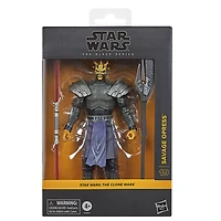 Star Wars The Black Series, figurine de collection deluxe Savage Opress de 15 cm, Star Wars : La Guerre des Clones