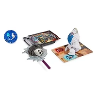 Bakugan Starter 3-Pack, Special Attack Bruiser, Dragonoid, Hammerhead et Nillious, figurines articulées personnalisables qui tournent et cartes à collectionner