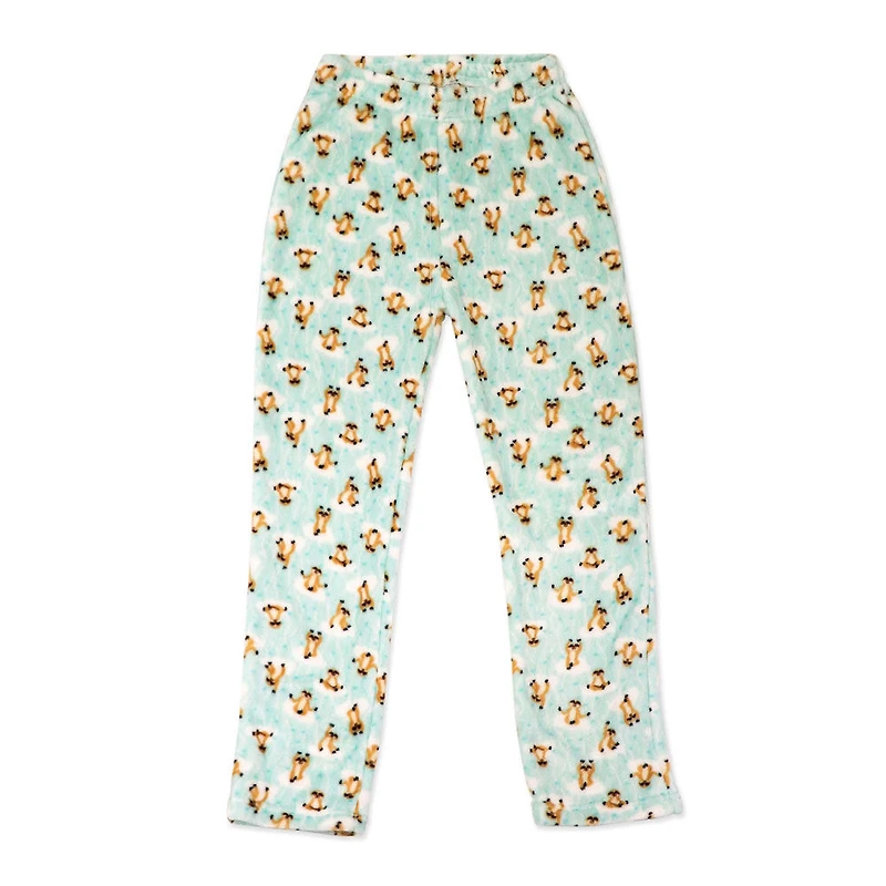Jesse & Lulu Lounge Pantalon de pyjama : aqua paresseux Medium