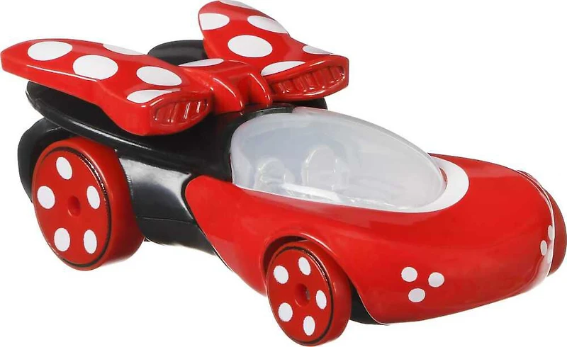 Hot Wheels Minnie Mouse Character Car, Collectible 1:64 Scale Toy Car Inspired by Popular Disney Entertainment