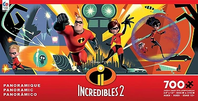Ceaco: Incredibles 2 Disney Panoramic 2 casse-tête 700 Piece