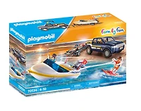 Véhicule tout terrain et bateau, Playmobil Family Fun