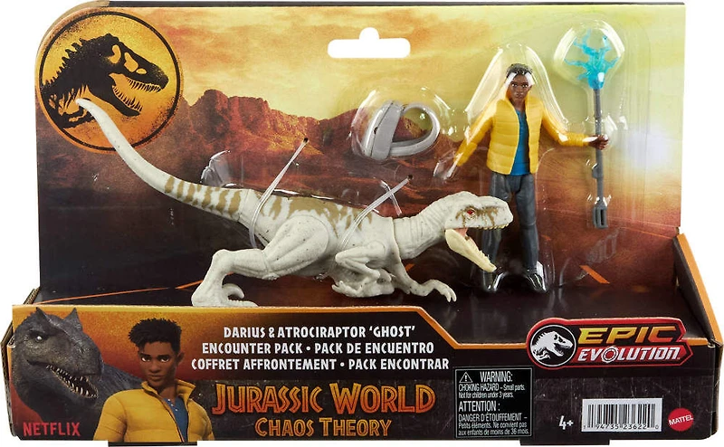 Jurassic World Figure & Dinosaur Encounter Pack