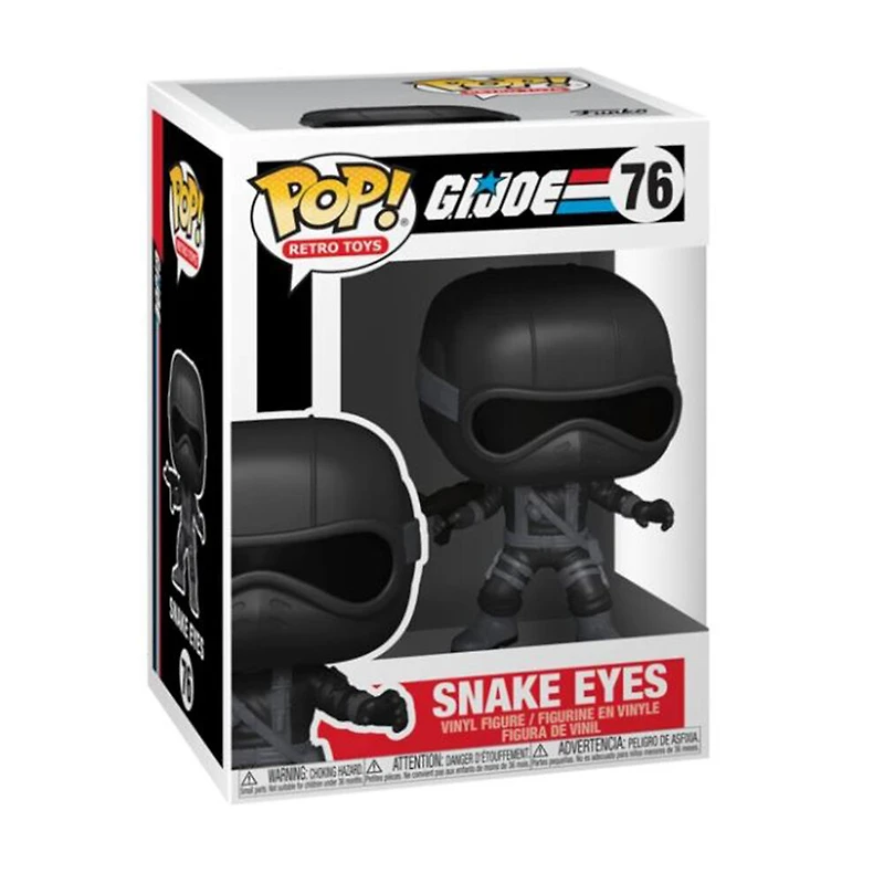 Figurine en Vinyle Snake Eyes par Funko POP! G.I. Joe