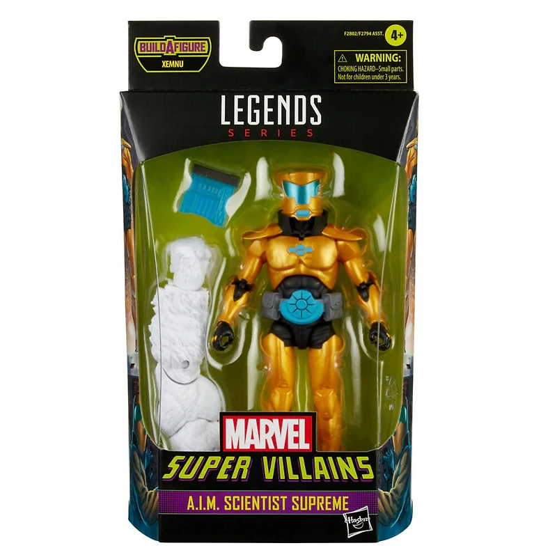 Marvel Legends Series, figurine de collection A.I.M. Scientist Supreme de 15 cm, 1 accessoire et 1 pièce Build-a-Figure