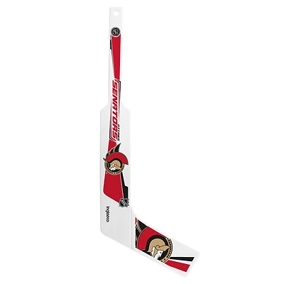 NHL Ottawa Senators white 20 inch mini plastic goalie stick
