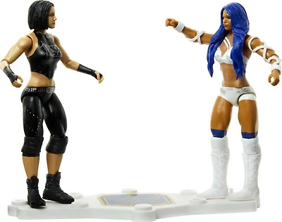 WWE - Coffret 2 Figurines Championship Showdown Sasha Banks et Bayley