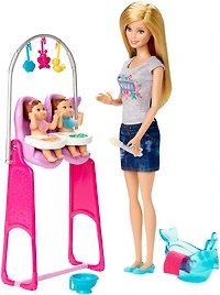 Barbie Carrières - Poupée Gardienne et coffret de jeu.