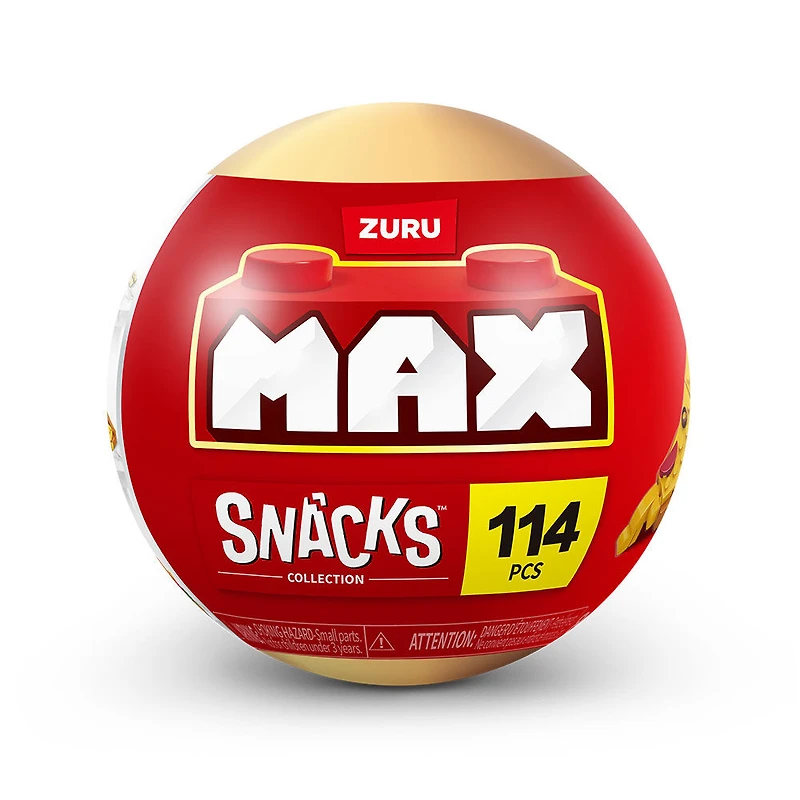 Collection de briques de construction MAX Premium Snacks de ZURU