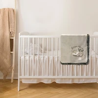 Koala Baby - Ribbed Blanket Fox - Grey