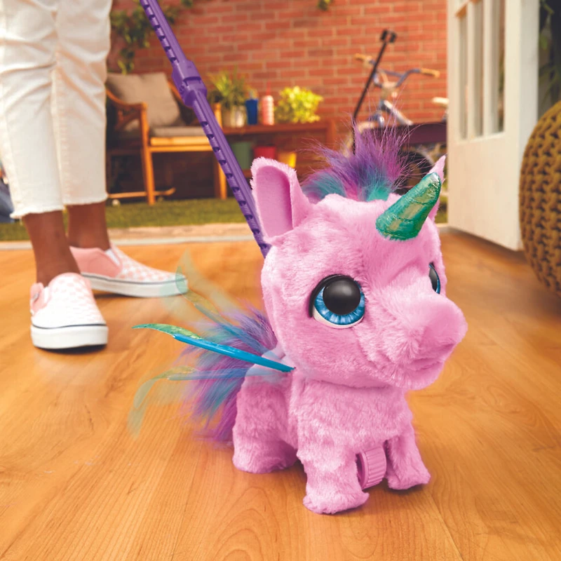 furReal Flyalots, Flitter, mon alicorne, peluche interactive, licorne animatronique