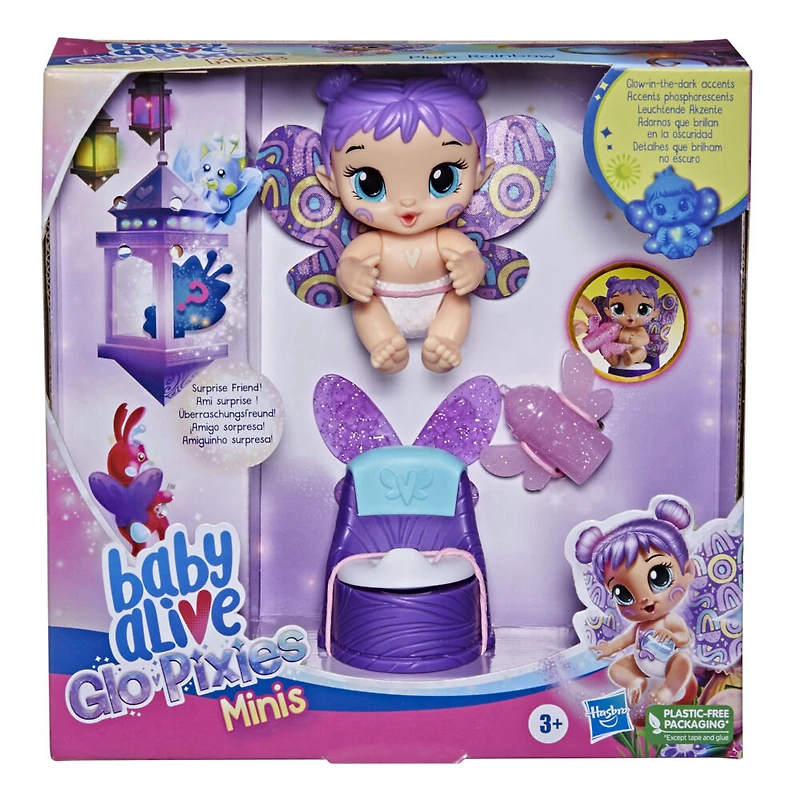 Baby Alive mini-poupée GloPixies Plum Rainbow