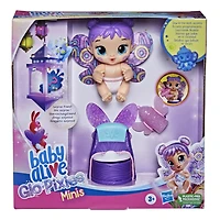Baby Alive mini-poupée GloPixies Plum Rainbow