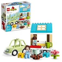 LEGO DUPLO Town Family House on Wheels 10986 Building Toy Set (31 Pieces)