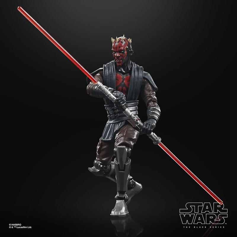 Star Wars The Black Series Darth Maul Toy 6-Inch-Scale The Clone Wars Collectible Action Figure