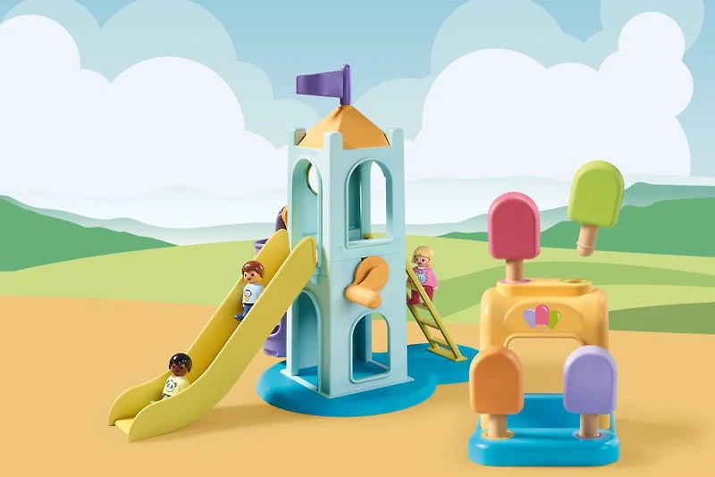 Playmobil - 1.2.3: Adventure Tower with Ice Cream Booth