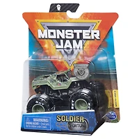 Monster Jam, Monster truck Soldier Fortune, véhicule en métal moulé, série Legacy Trucks, échelle 1:64