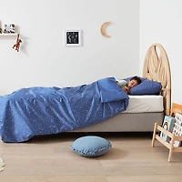 ergoPouch - Organic Single Quilt Cover and Standard Pillow Case - Night Sky