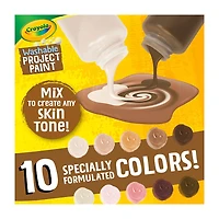 Peintures lavables Couleurs du monde Crayola, jeu de 10