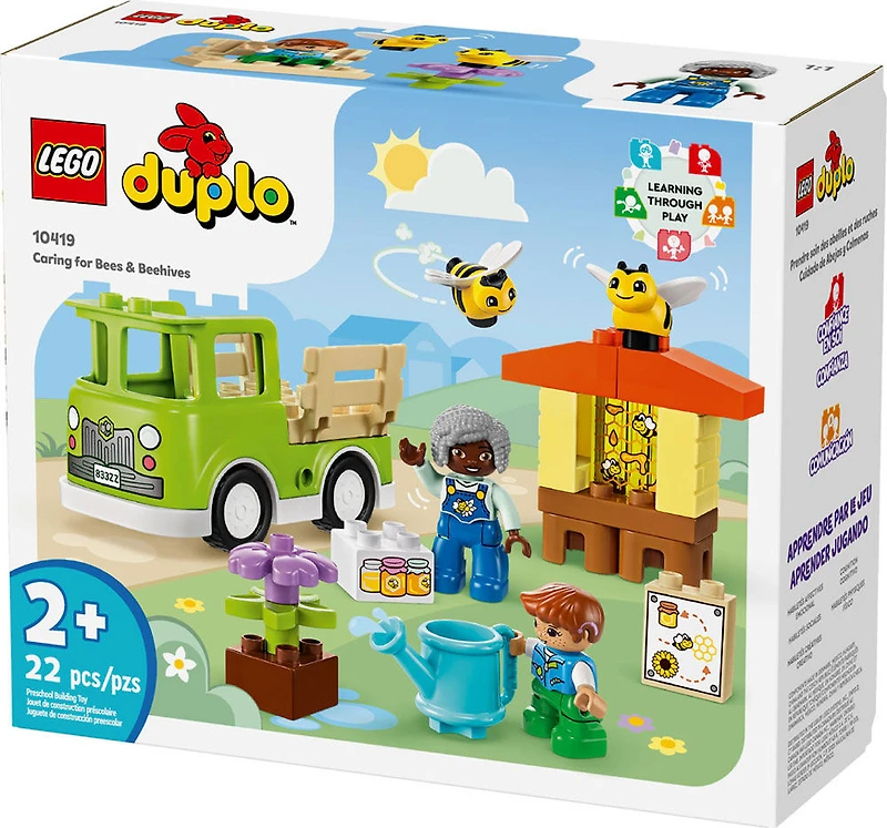 LEGO DUPLO Town Caring for Bees & Beehives Toy, Educational Toy 10419