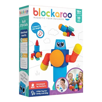 Blockaroo Magnetic Foam Blocks - Robot - Édition anglaise