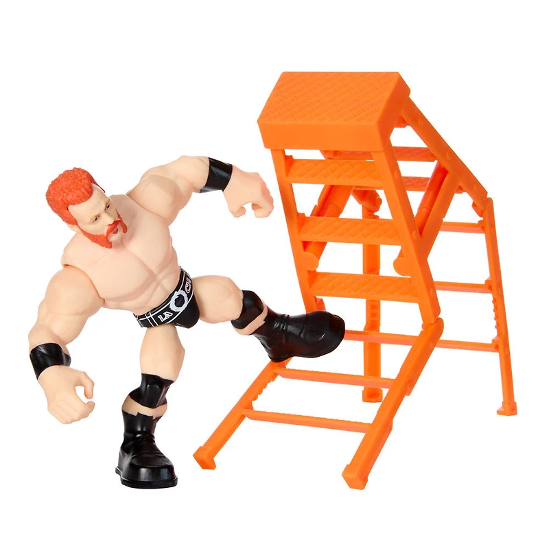 WWE - Knuckle Crunchers - Figurine articulée et access
