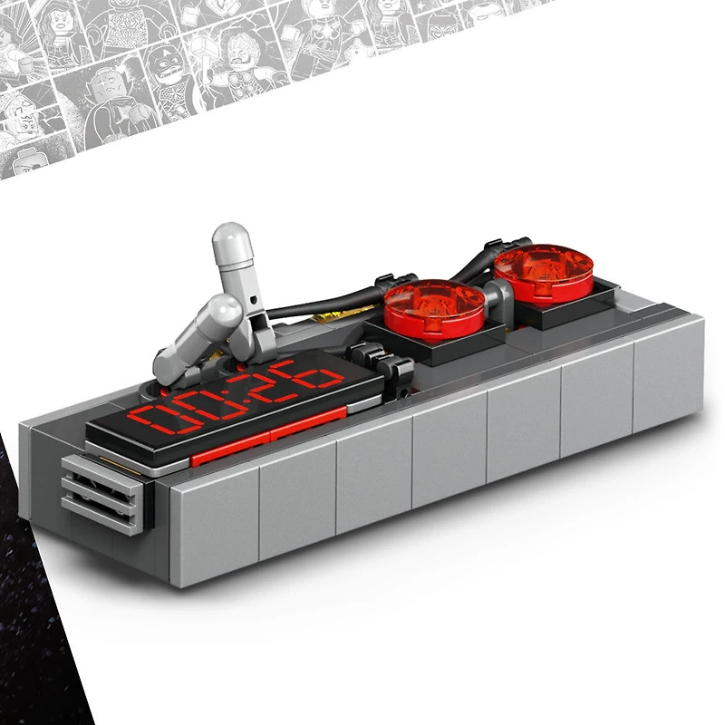 LEGO Marvel Groot en Combinaison de Ravageur, Ensemble de Construction de Jouet d'Action de Superhéros, Figurine Mobile 76341