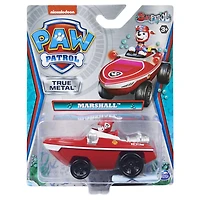 PAW Patrol, Véhicule Marshall en métal moulé True Metal à collectionner